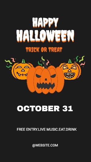 Instagram Story Halloween Party