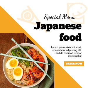 Instagram Post Sushi Restaurant