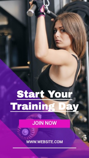 Instagram Story Gym Pink