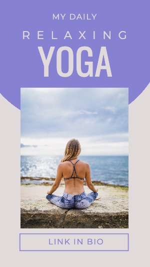 Instagram Story Yoga Minimalist