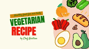 Youtube Thumbnail Vegetarian Recipe