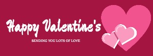 Facebook Cover Pink Valentines