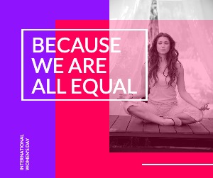 Facebook Post Blue Pink