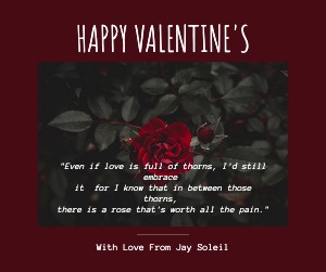 Facebook Post Flower Valentines