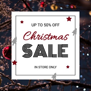Instagram Post Christmas Sale