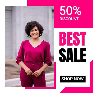 Instagram Post Pink Sale