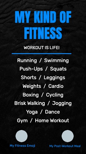 Instagram Story Fitness Workout