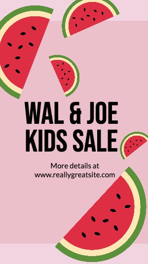 Instagram Story Watermelon Sale