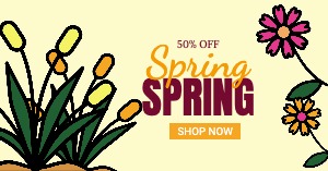 Facebook Ad Spring Sale