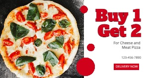 Facebook Cover Buy Pizza
