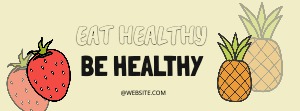 Facebook Cover Healthy Fruits