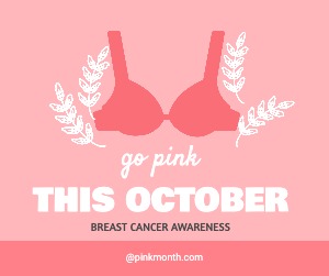 Facebook Post Pink Month