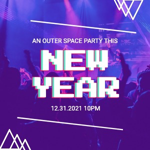 Instagram Post Party Newyear