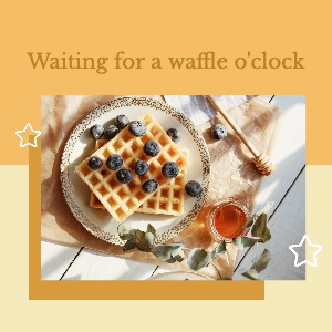 Instagram Post Waffle Pancake