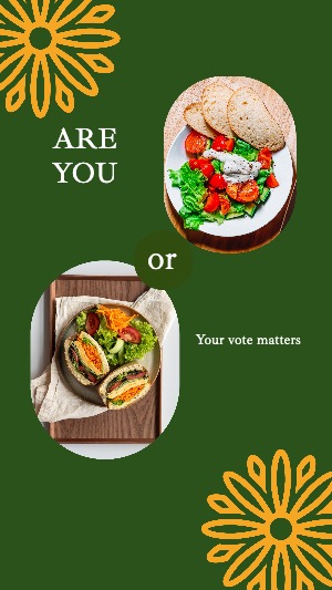 Instagram Story Chose Food
