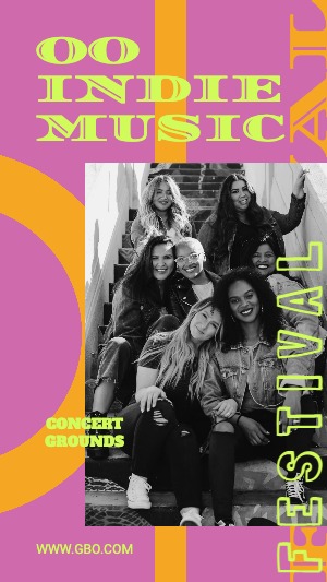Instagram Story Music Festival